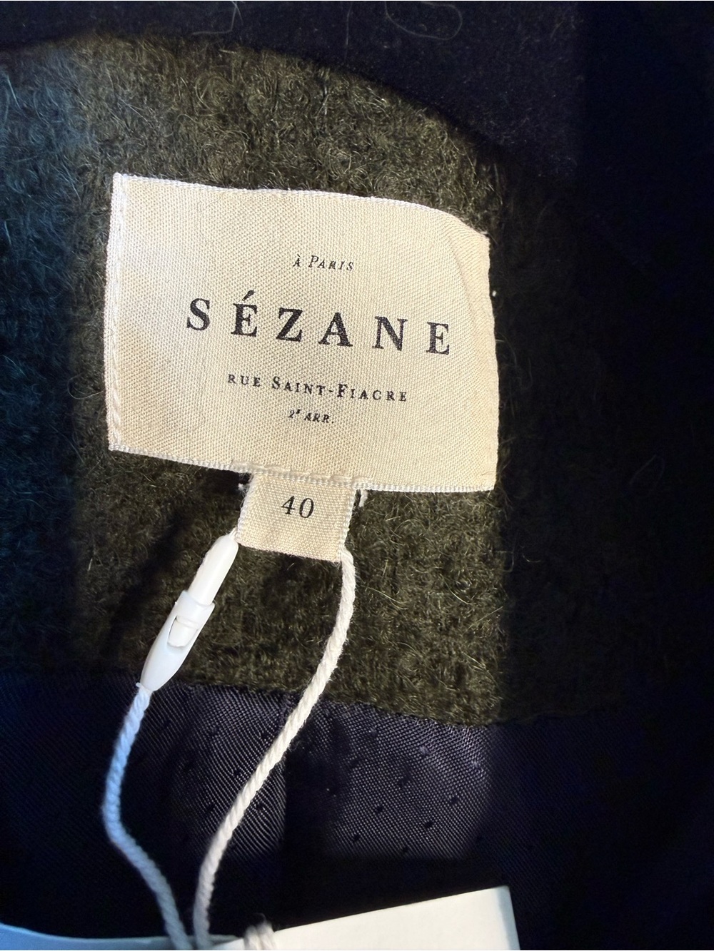 Sézane Carlo in Khaki - Picture 6 of 6